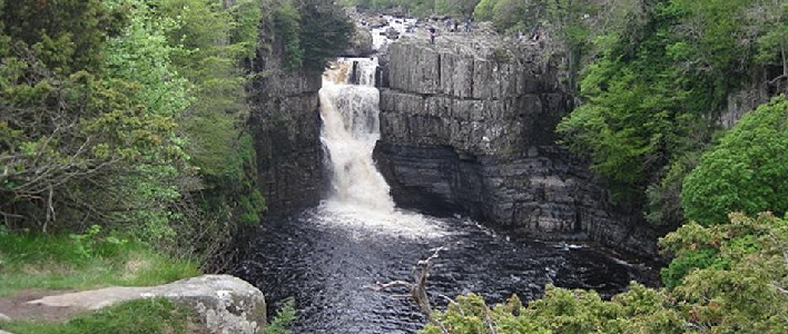 High and Low Force Waterfalls, County Durham