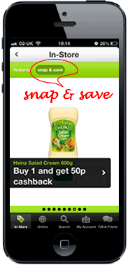 Snap and save feature