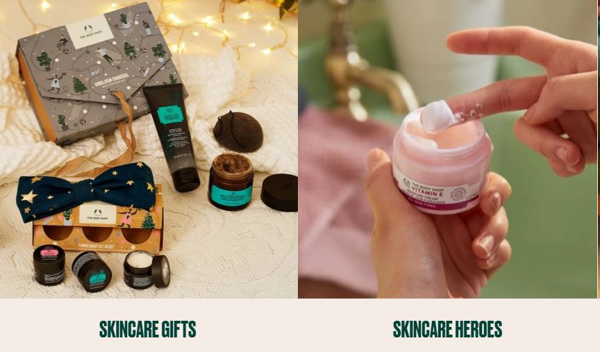 The Body Shop Homepage