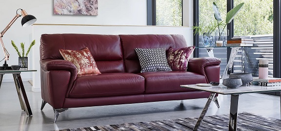 Furniture Village Leather Sofa