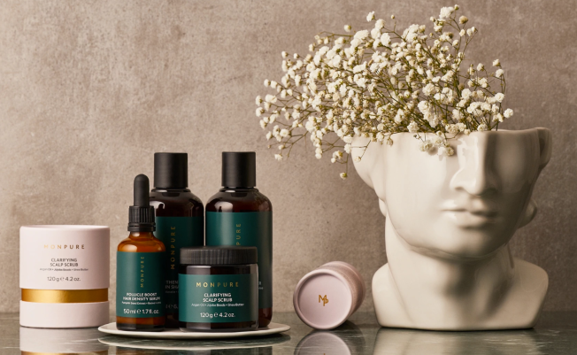 Eco-friendly, sustainable hair and scalp care from Monpure