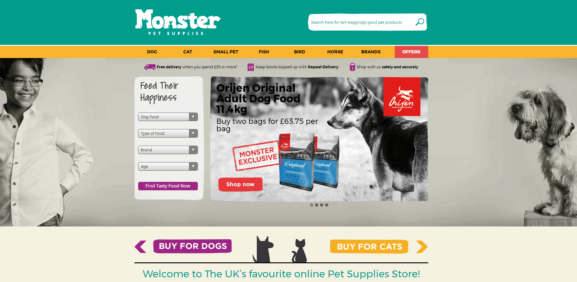 Monster pet sale supplies discount