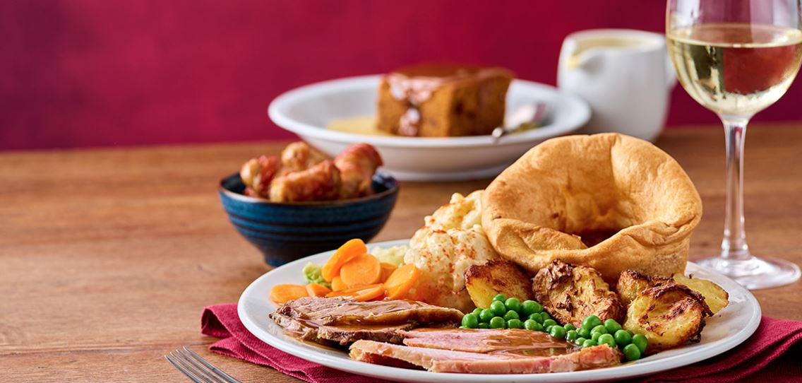 Toby Carvery Table Booking Roast Dinner