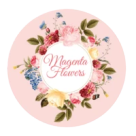 Magenta Flowers Logo